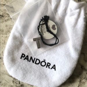 Pandora “T” charm - Authentic
